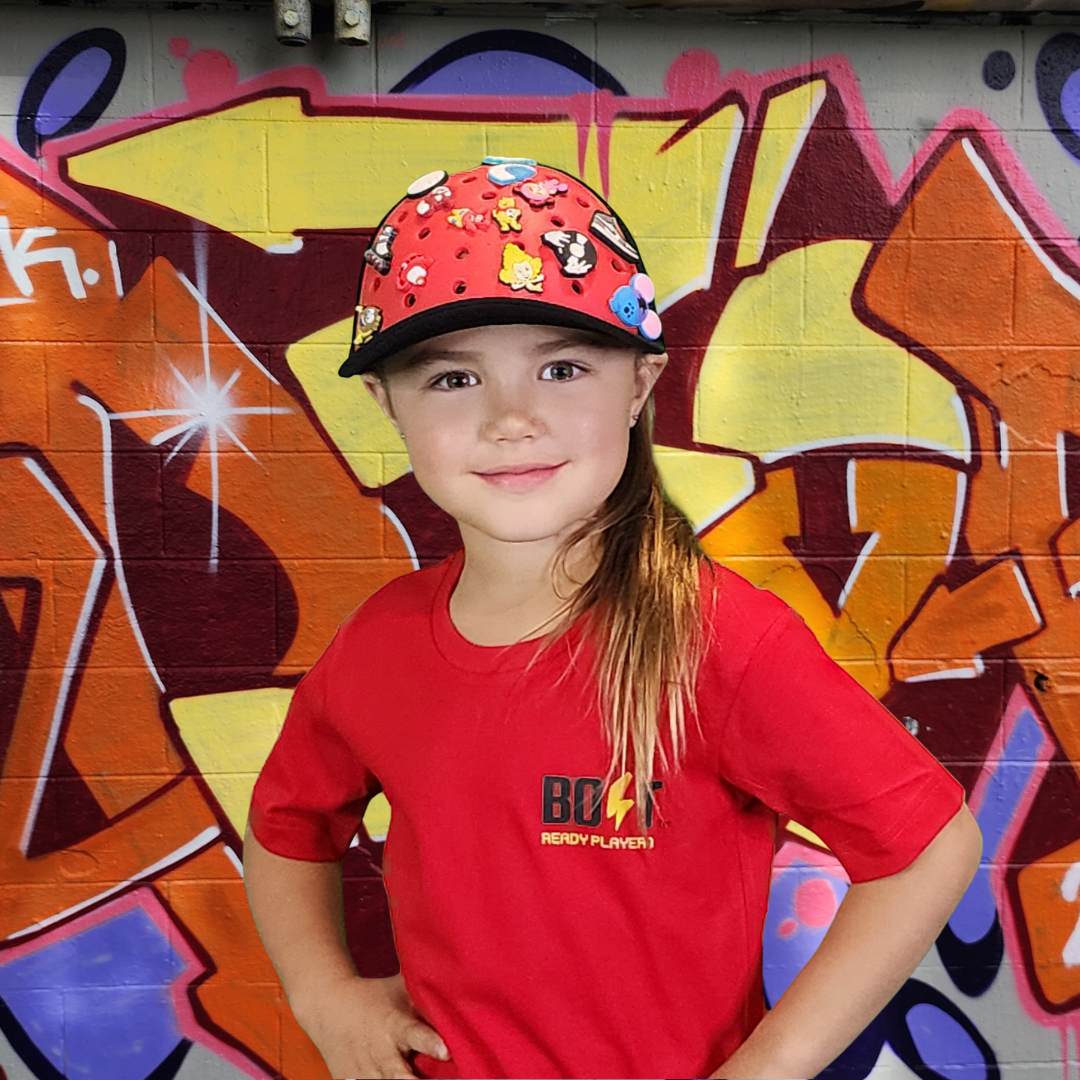 Red Bolt Hat
