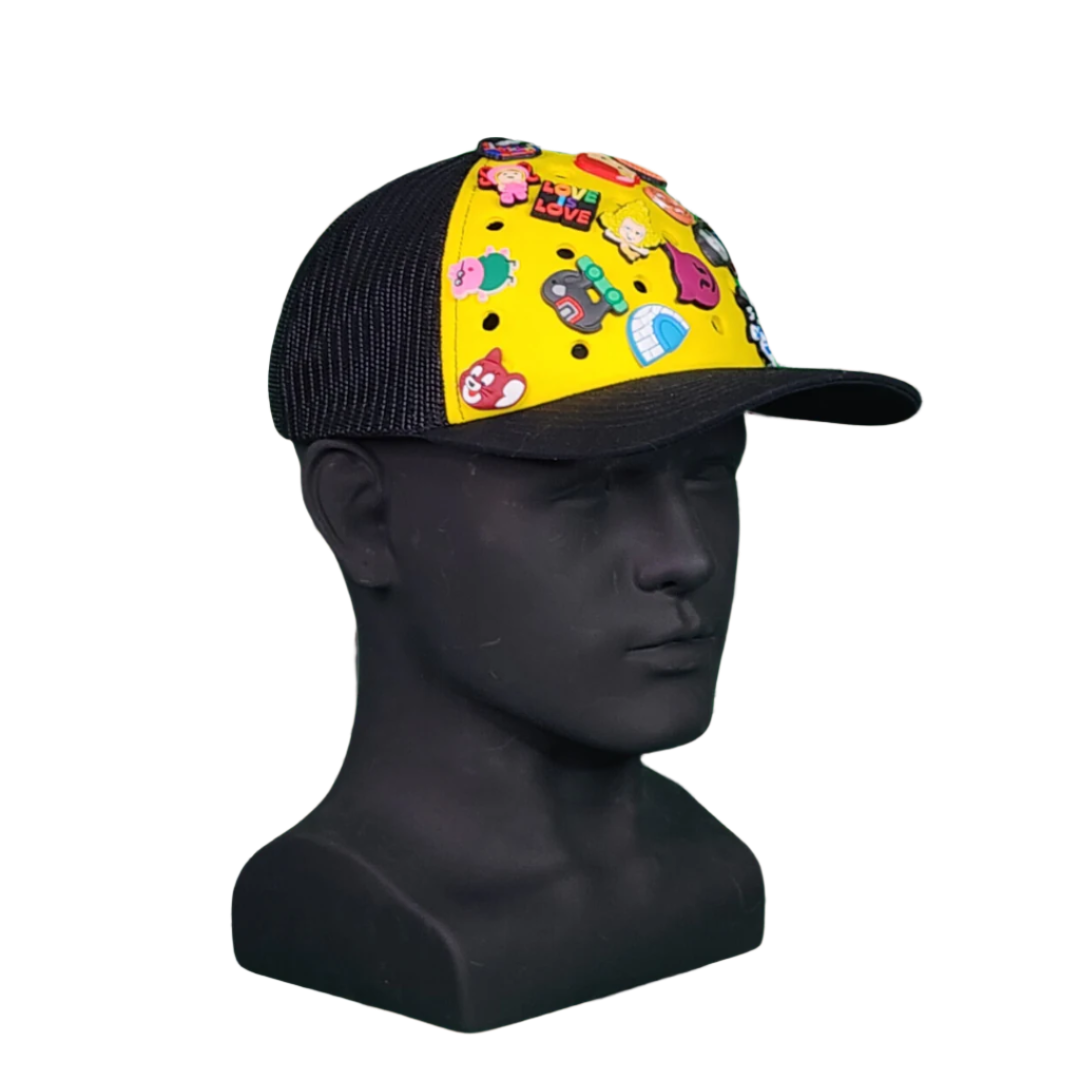 Yellow Bolt Hat