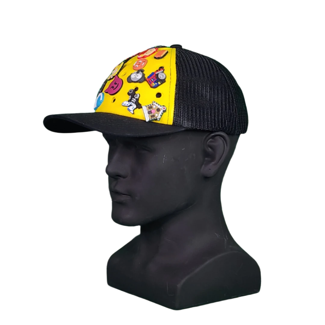 Yellow Bolt Hat