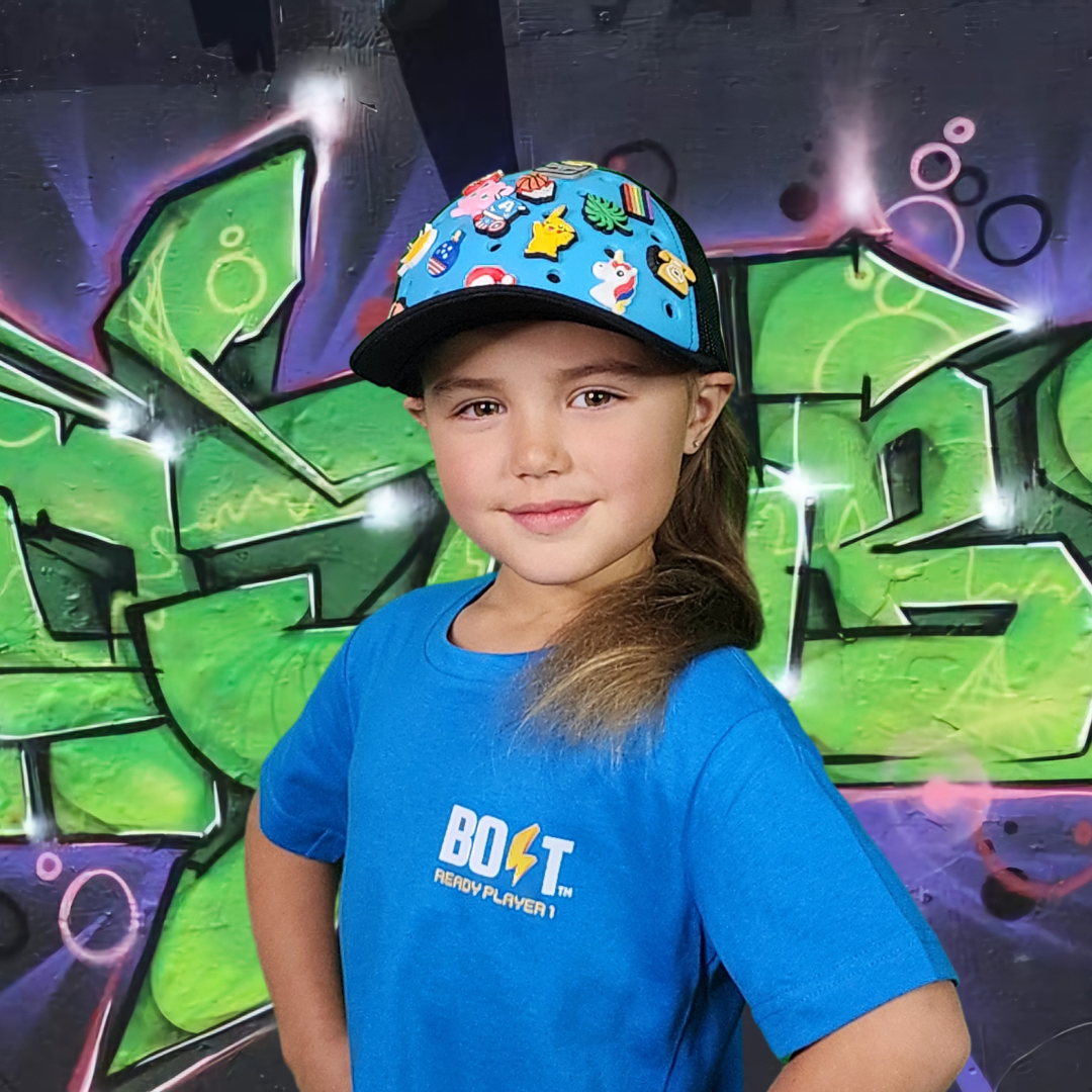Baby Blue Bolt Hat