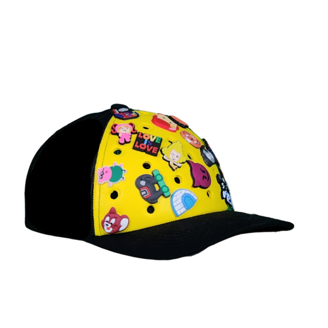 Yellow Bolt Hat